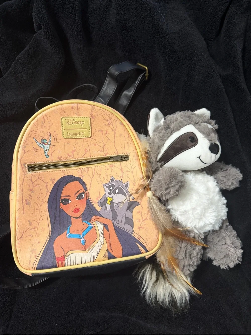 Loungefly Peach Pocahontas Mini Backpack Pocahontas